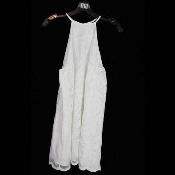 SHOW ME YOUR MUMU WHITE LACE GOMEZ MINI DRESS NWT SIZE SMALL - Picture 5 of 11